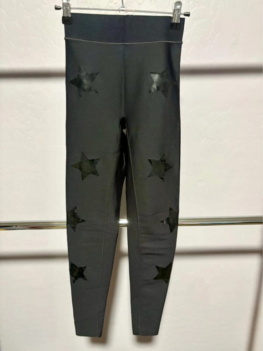 Ultra Lux Knockout Legging in Nero & Patent Nero